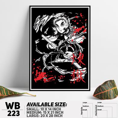 DDecorator Demon Slayer Anime Series Wall Board and Wall Canvas image