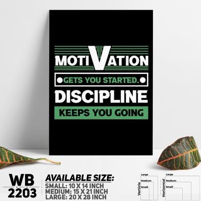 DDecorator Discipline - Motivational Wall Board and Wall Canvas image