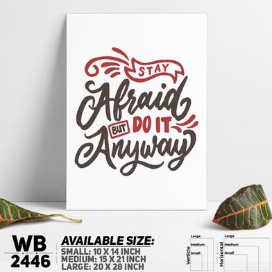 DDecorator Do It Anyway - Motivational Wall Board and Wall Canvas image