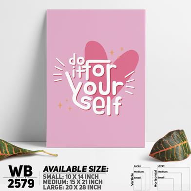 DDecorator Do It For Yourself - Motivational Wall Board And Wall Canvas image