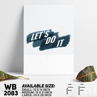 DDecorator Do It - Motivational Wall Board and Wall Canvas image