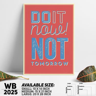 DDecorator Do It Now - Motivational Wall Board and Wall Canvas image