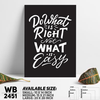 DDecorator Do The Right Thing - Motivational Wall Board and Wall Canvas image