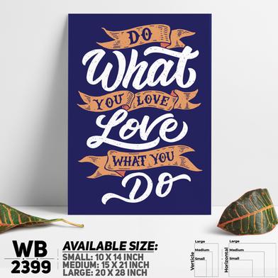 DDecorator Do What You Love - Motivational Wall Board and Wall Canvas image
