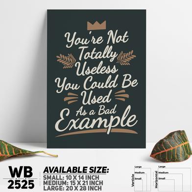 DDecorator Don't Be Useless - Motivational Wall Board And Wall Canvas image