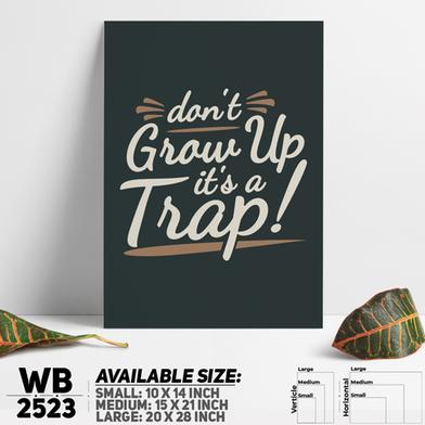 DDecorator Don't Grow Up - Motivational Wall Board And Wall Canvas image