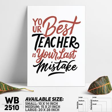 DDecorator Don't Make Mistakes - Motivational Wall Board And Wall Canvas image