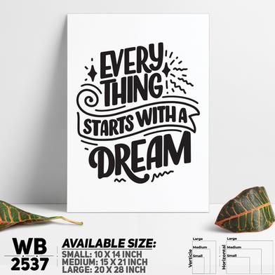 DDecorator Dream Big - Motivational Wall Board And Wall Canvas image