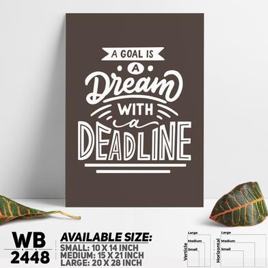 DDecorator Dream Big - Motivational Wall Board and Wall Canvas image