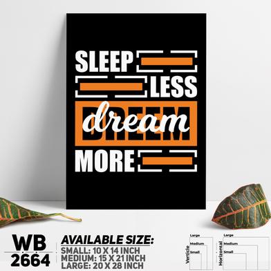 DDecorator Dream More - Motivational Wall Board and Wall Canvas image