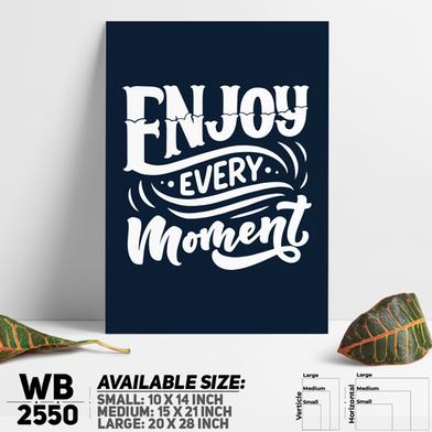 DDecorator Enjoy Every Moment - Motivational Wall Board And Wall Canvas image