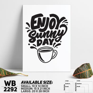 DDecorator Enjoy The Day - Motivational Wall Board And Wall Canvas image
