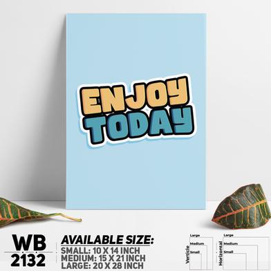 DDecorator Enjoy Today - Motivational Wall Board and Wall Canvas image
