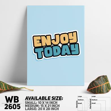 DDecorator Enjoy Today - Motivational Wall Board And Wall Canvas image