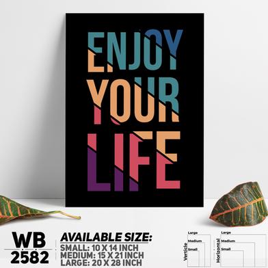 DDecorator Enjoy Your Life - Motivational Wall Board And Wall Canvas image