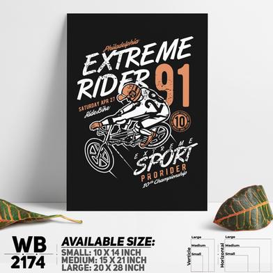 DDecorator Extreme Rider - Motivational Wall Board and Wall Canvas image