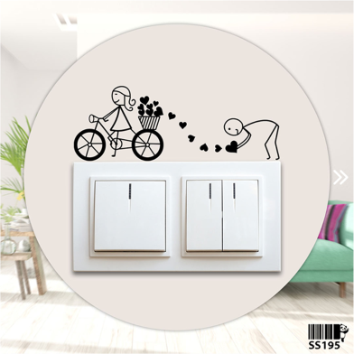 DDecorator Fall In Love Switch Socket Wall Sticker image
