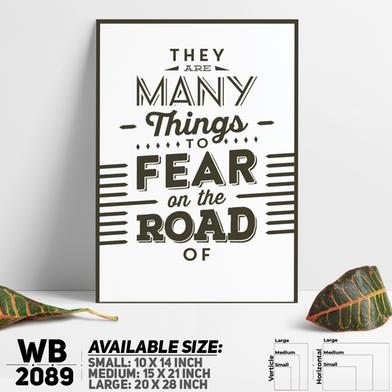 DDecorator Fear - Motivational Wall Board and Wall Canvas image