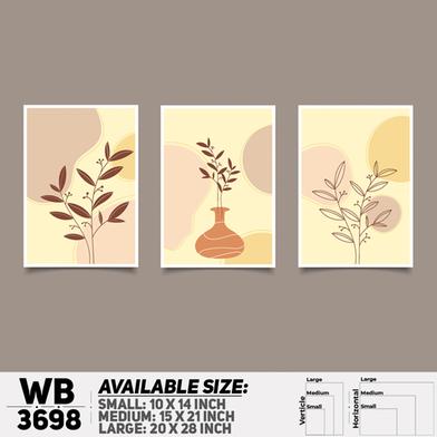 DDecorator Flower And Leaf ArtWork Wall Decor image
