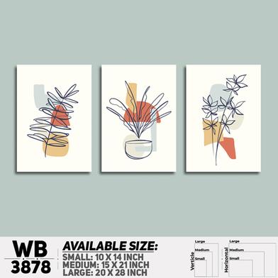 DDecorator Flower And Leaf ArtWork Wall Decor image