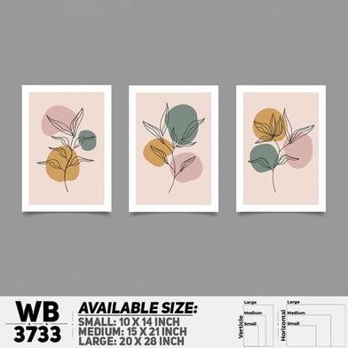 DDecorator Flower And Leaf ArtWork Wall Decor image