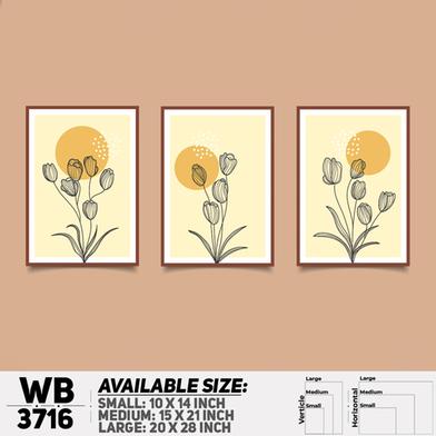 DDecorator Flower And Leaf ArtWork Wall Decor image