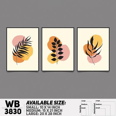 DDecorator Flower And Leaf ArtWork Wall Decor image