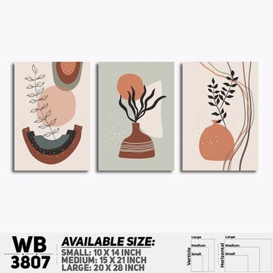DDecorator Flower And Leaf ArtWork Wall Decor image