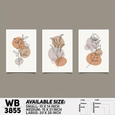 DDecorator Flower And Leaf ArtWork Wall Decor image