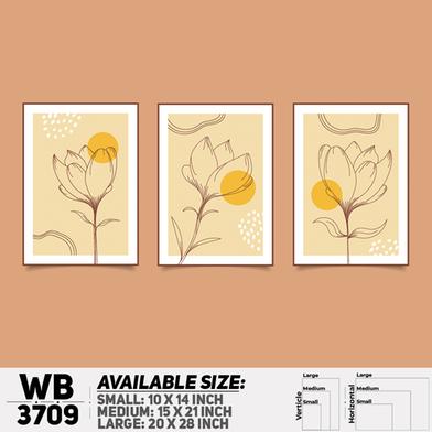 DDecorator Flower And Leaf ArtWork Wall Decor image
