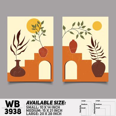 DDecorator Flower And Leaf ArtWork Wall Decor image