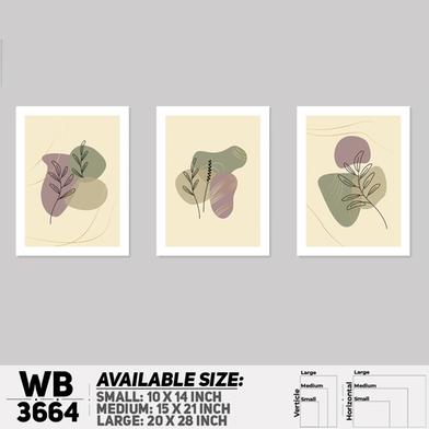 DDecorator Flower And Leaf ArtWork Wall Decor image