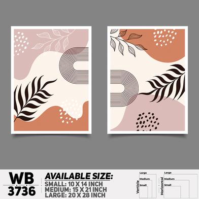 DDecorator Flower And Leaf ArtWork Wall Decor image