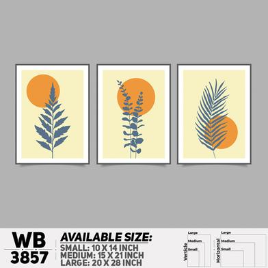 DDecorator Flower And Leaf ArtWork Wall Decor image
