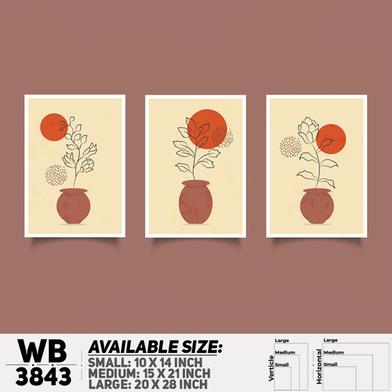 DDecorator Flower And Leaf ArtWork Wall Decor image