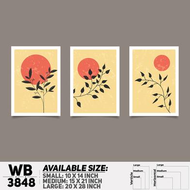 DDecorator Flower And Leaf ArtWork Wall Decor image