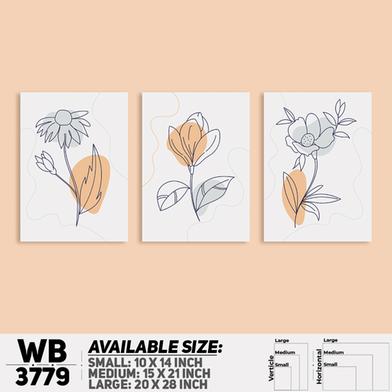 DDecorator Flower And Leaf ArtWork Wall Decor image