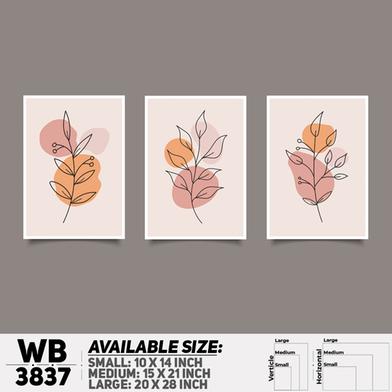 DDecorator Flower And Leaf ArtWork Wall Decor image