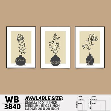 DDecorator Flower And Leaf ArtWork Wall Decor image