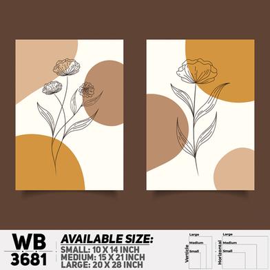 DDecorator Flower And Leaf ArtWork Wall Decor image