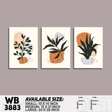 DDecorator Flower And Leaf ArtWork Wall Decor image