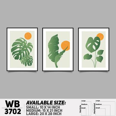 DDecorator Flower And Leaf ArtWork Wall Decor image