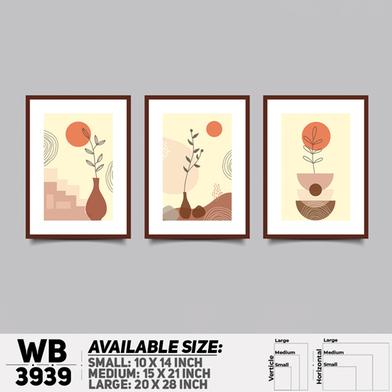 DDecorator Flower And Leaf ArtWork Wall Decor image
