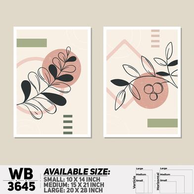 DDecorator Flower And Leaf ArtWork Wall Decor image