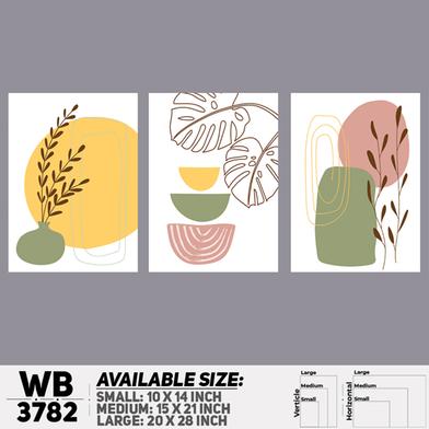 DDecorator Flower And Leaf ArtWork Wall Decor image