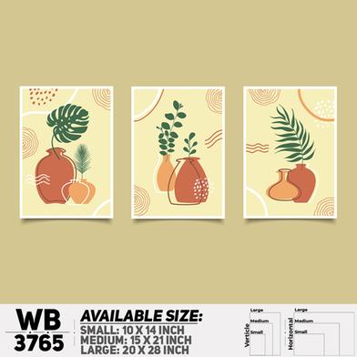 DDecorator Flower And Leaf ArtWork Wall Decor image