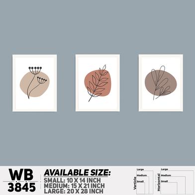 DDecorator Flower And Leaf ArtWork Wall Decor image