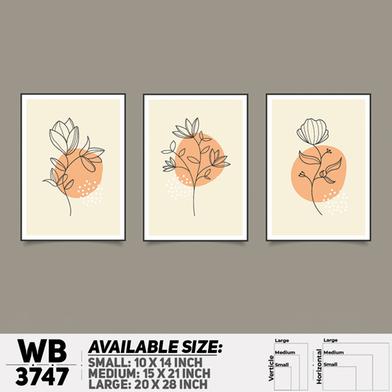 DDecorator Flower And Leaf ArtWork Wall Decor image