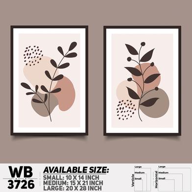 DDecorator Flower And Leaf ArtWork Wall Decor image