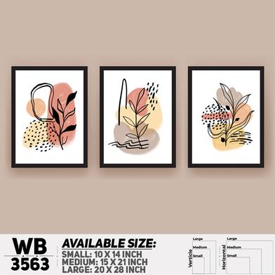 DDecorator Flower And Leaf ArtWork Wall Decor image